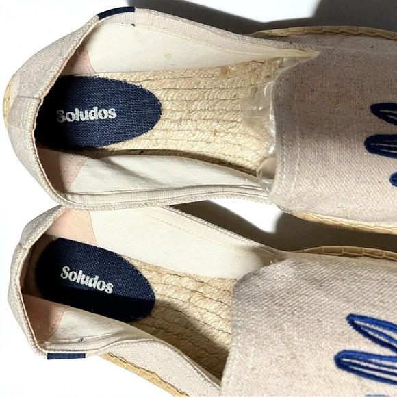 🌻NEW NWOT Soludos Cactus Moccasins / Smoking Slippers Men's Size 11 - Picture 10 of 14